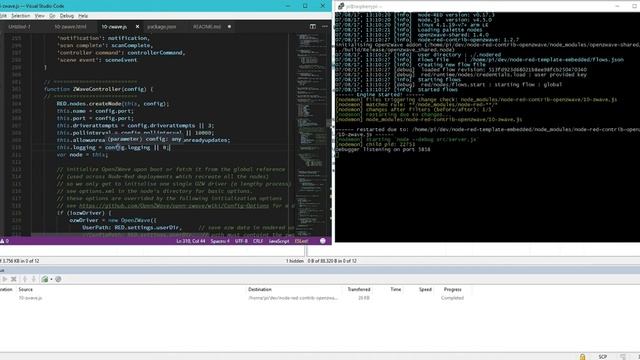 Remote development for Node-RED with nodemon смотреть онлайн