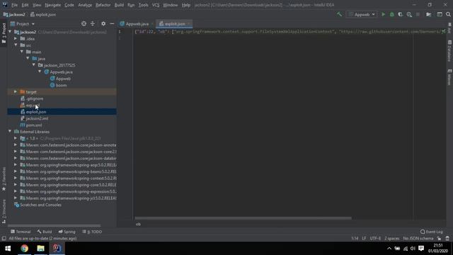 PoC CVE 2017-7525 (Jackson) смотреть онлайн