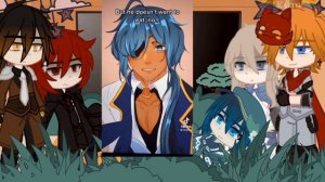 ❄️Genshin impact react to Kaeya ❄️ Rus/Eng❄️