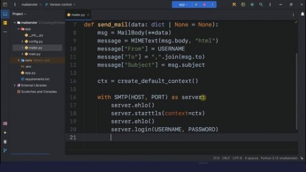 ✅ Python FastAPI Tutorial • How to Send Email (Easiest Way)