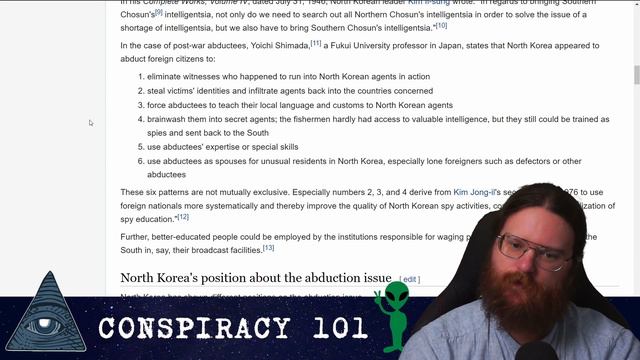 NORTH KOREAN ABDUCTIONS? - Conspiracy 101