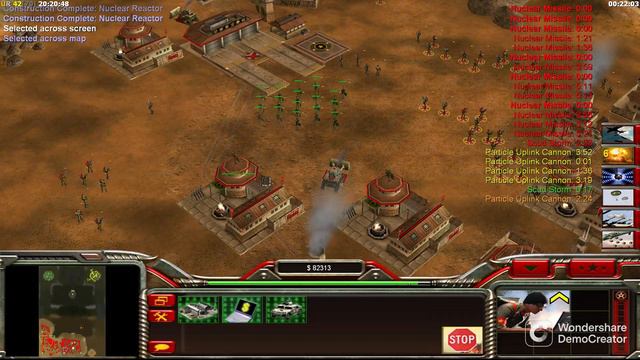 Command & Conquer Generals Zero Hour HOUR CHINA INFANTRY VS 7 HARD ARMY FREE ALL RANK MAP смотреть онлайн