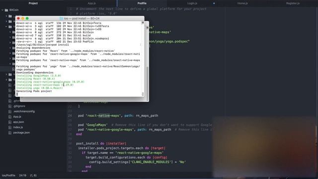 React native-MapView-IOS-Self Learning 6 Part 1 смотреть онлайн