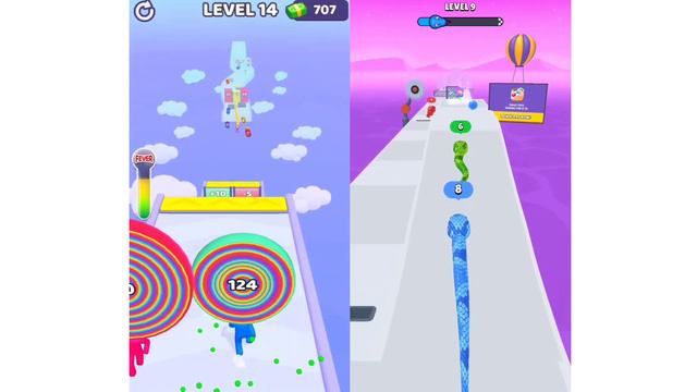 Layer Man | Snace Run Race - All Level Gameplay Android, iOS смотреть онлайн