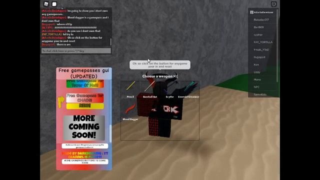 ROBLOX | Free Gamepass Script | (!!NEW GUI IN DESC.!!) смотреть онлайн