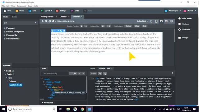 Using CSS Position in Bootstrap Studio смотреть онлайн