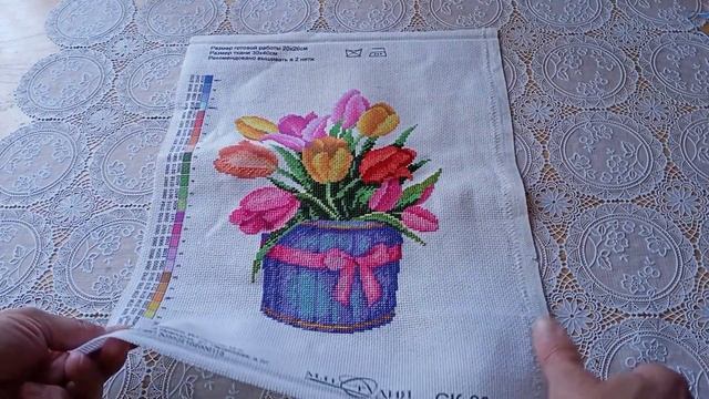Рукодельная неделя.Матренин посад.Старт!Тюльпаны.Хранитель времени.Счетный крест.Вышивка крестиком. смотреть онлайн