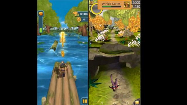 Endless Run Jungle Escape Vs Temple King Runner Lost Oz Android Gameplay смотреть онлайн