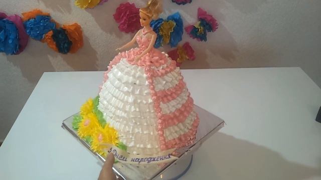 Торт кукла Барби Торты для девочек Cake Cakes Barbie doll for girls смотреть онлайн