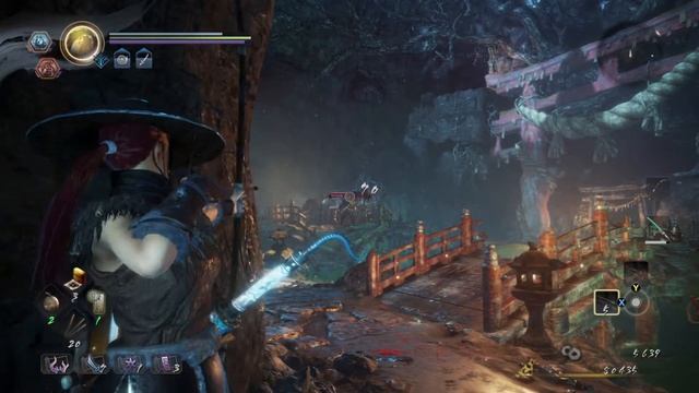 Nioh 2 - Подробное Прохождение/гайд 03 ( Змеиное святилище )