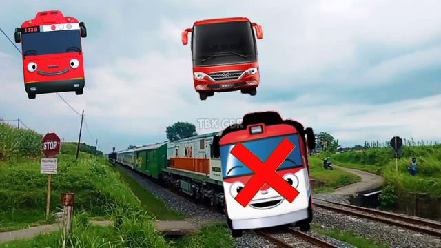 Tebak Gambar Kereta Api lucu Babarandek Bus Gani,BusTayo,Bus Pariwisata,Titipo Genie,Kereta Titipo смотреть онлайн