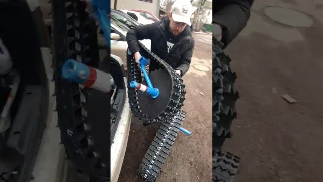 ?Гусеницы "Покатуха"для мотоблока-легко помещаются в багажнике ? #мотоблок #гусеницы #приставка смотреть онлайн