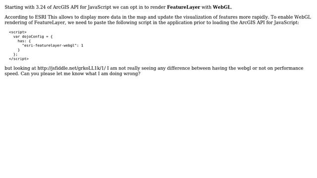 GIS: How to Use WebGL with ArcGIS API for JavaScript 3.24? смотреть онлайн