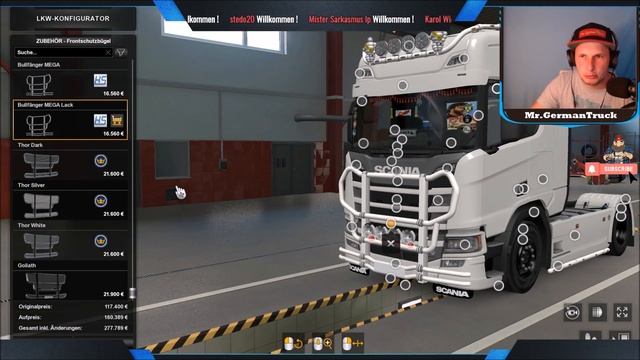 [ETS2 v1.37] Painted HS-Schoch parts for Scania S & R смотреть онлайн