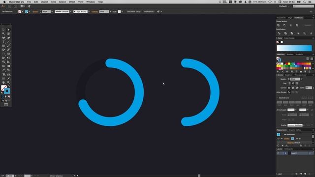 Learn How to Design a Circular Progress Bar in Adobe Illustrator | Dansky смотреть онлайн