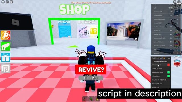 The Floor Is LAVA!? SCRIPT WITH AUTOFARM, INF JUMP, COLLECT ALL COINS, REMOVE VIP WALL AND MORE смотреть онлайн