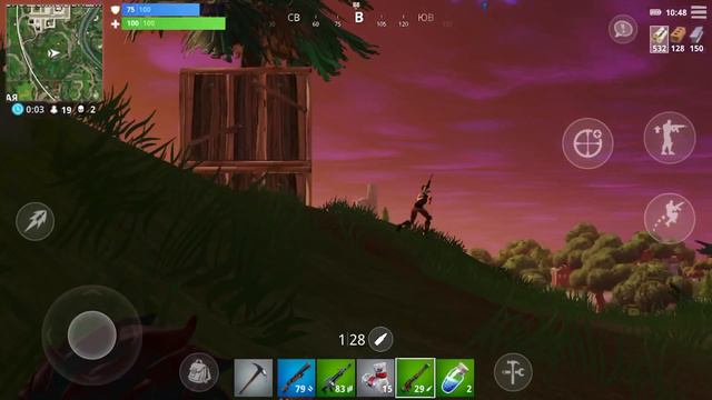Взял топ1 в Fortnite на телефоне смотреть онлайн