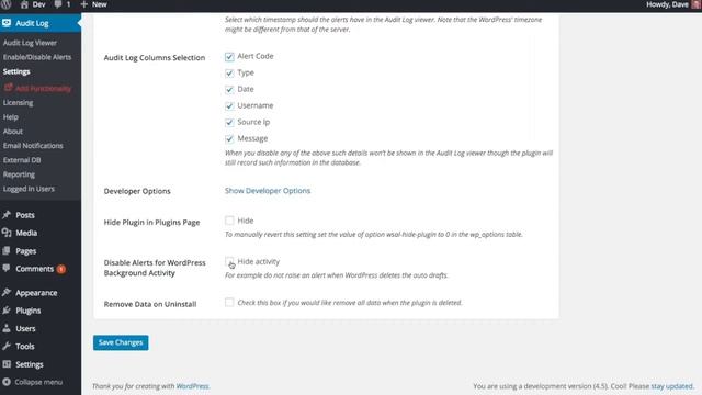 WP Security Audit Log - Free WordPress Plugin Review смотреть онлайн