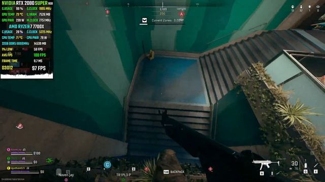 Call of Duty : Warzone 2 Season 4 : RTX 2080 SUPER 8GB (2K Maximum Settings + FSR 2.1) смотреть онлайн