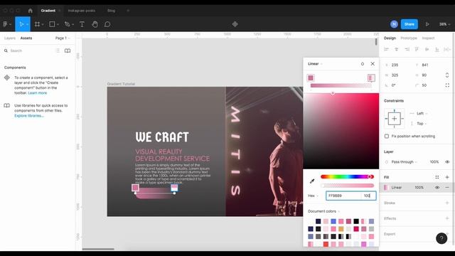 Figma Tutorial: Linear Gradient смотреть онлайн