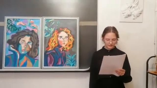 ДХШ г. Риддера, Косарева Мария Ильинична "Серия автопортретов в стиле Поп-арт". Акрил. смотреть онлайн