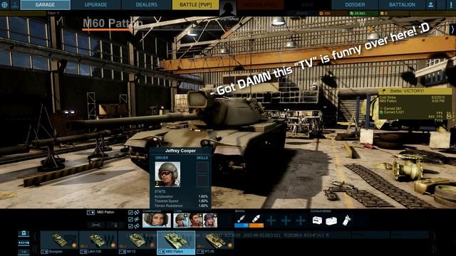 ► Armored Warfare Gameplay: Main Battle Tank M60 Patton - Commander and Crew Skills смотреть онлайн