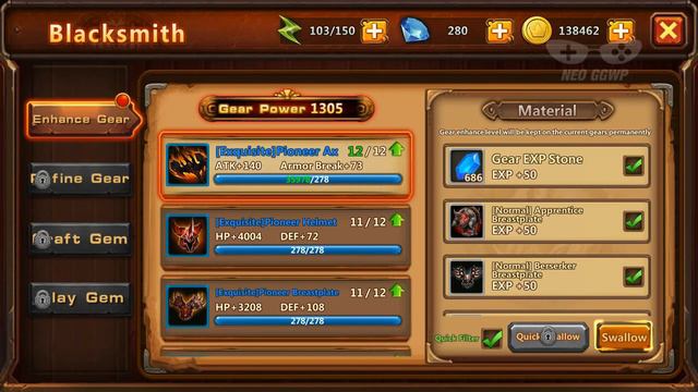 Fury Fables (Android iOS APK) - Action RPG MMO Gameplay, Berserker Chapter 1-2 смотреть онлайн