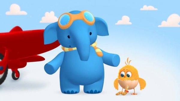 Chick-Chick in ENGLISH - Big-Small - Cartoons for Babies