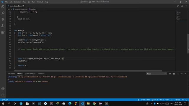 Upper Bound in C++ | C++ | Sorting algorithms | STLfunctions ? смотреть онлайн