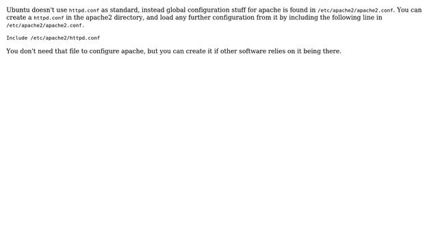Ubuntu: 2 Solutions for "Can't find httpd.conf" смотреть онлайн