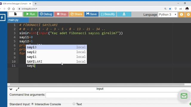 Python da Fibonacci Sayıları смотреть онлайн