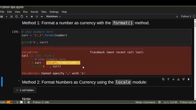 How to Format Number as Currency in Python смотреть онлайн
