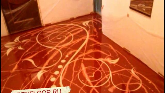 Наливные декоративные полы. Эпоксидный наливной пол в квартире смотреть онлайн