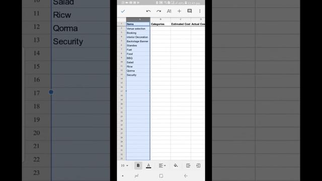 How to make a budget in mobile by using Google Sheets | Darul Irshad Rawalpindi | MAS смотреть онлайн