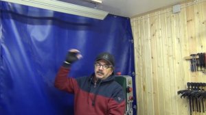 Штора в гараже. Утепление гаража