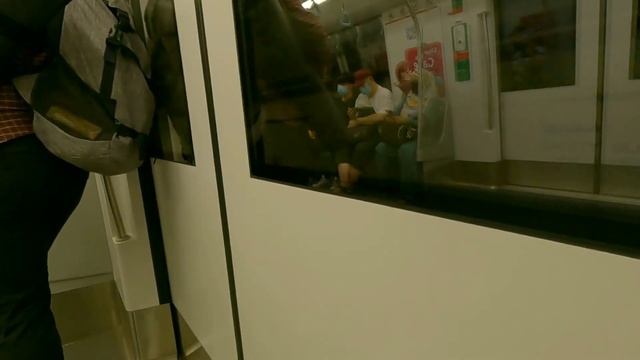 Singapore MRT Ride From Downtown To Bukit Panjang Train Station