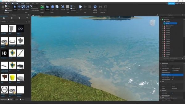 Realistic water tutorial | ROBLOX STUDIO TUTORIALS