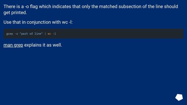 Counting total number of matches with grep instead of just how many lines match смотреть онлайн