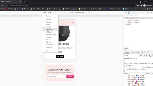 Fully responsive web design using HTML CSS and Bootstrap 5 | Review with source code | Part 01 смотреть онлайн