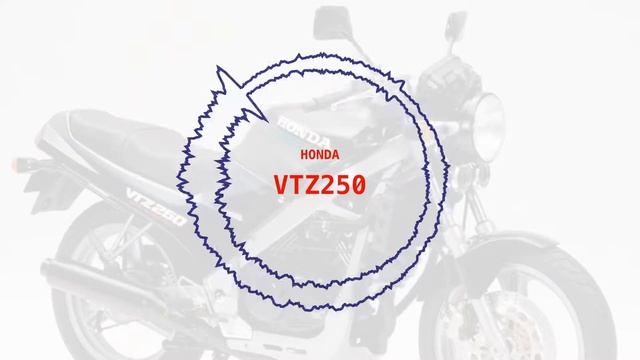 【HONDA】VTZ250 ノーマルマフラー音【Vツイン】