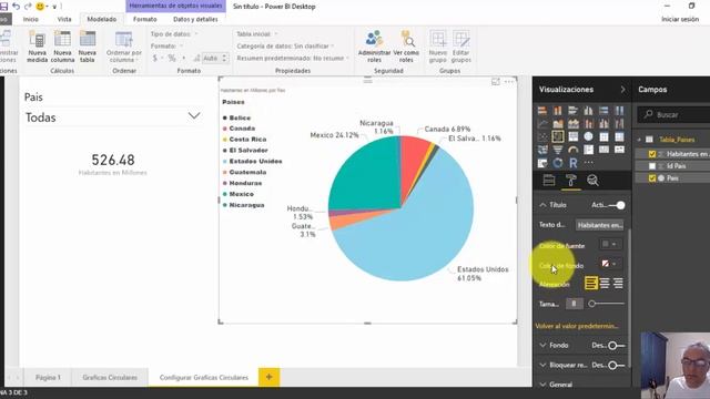 Personalizar el titulo de una grafica en Power BI Desktop смотреть онлайн