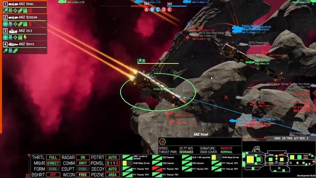 Defending B with Mass Drivers! | NEBULOUS: Fleet Command смотреть онлайн