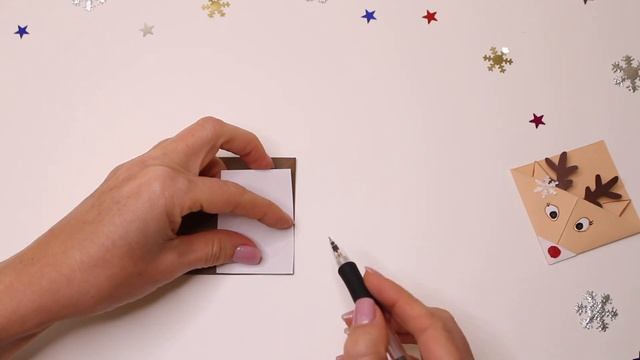 DIY Новогодние закладки для книг своими руками/ Оригами из бумаги/ Новогодние поделки смотреть онлайн