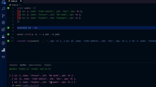 Beginners Guide to JavaScript 3: Sort and Filter Array of Objects смотреть онлайн