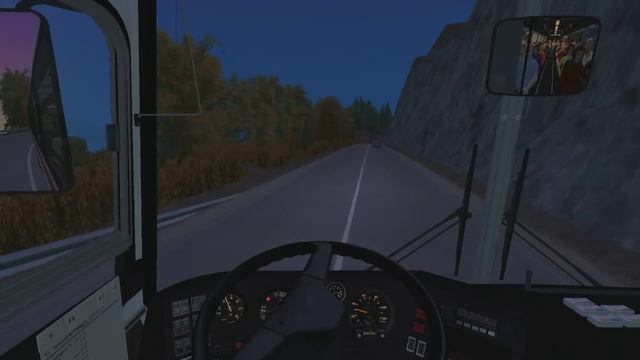 OMSI 2. Map Börzsöny-Fictional, Route 412, Ikarus 250.59 смотреть онлайн