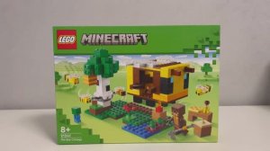 Сборка ЛЕГО МАЙНКРАФТ 21241 Пчелиный коттедж