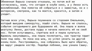 Краткое содержание Варька, Носов