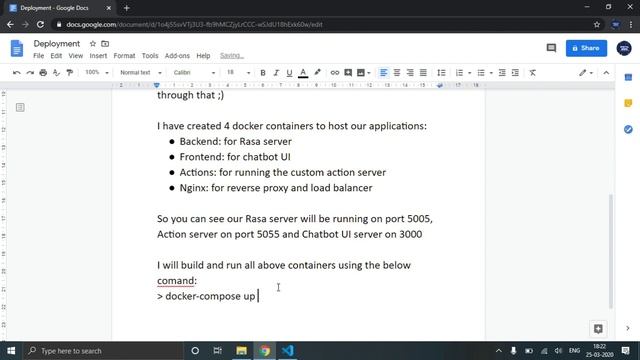 Deploying Rasa Bot over Google Cloud Platform using Docker | Part1 #Setup смотреть онлайн