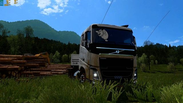 MOD ETS 2 VOLVO FH16 BR + GRANEL LS GUERRA 3/4 EIXOS FREE VERSÃO 1.35 смотреть онлайн