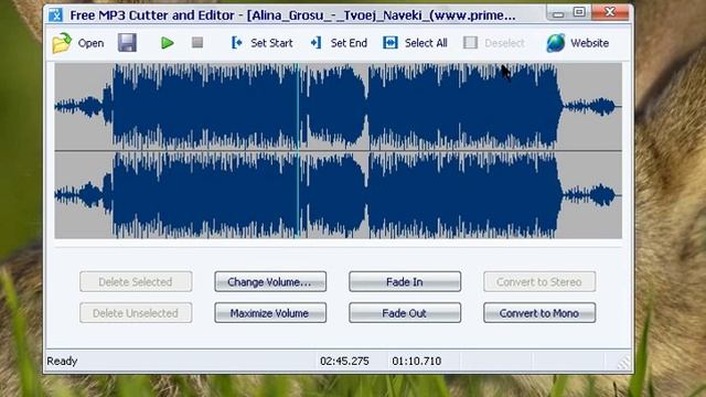 Обрезать песню бесплатно Free MP3 Cutter and Editor смотреть онлайн